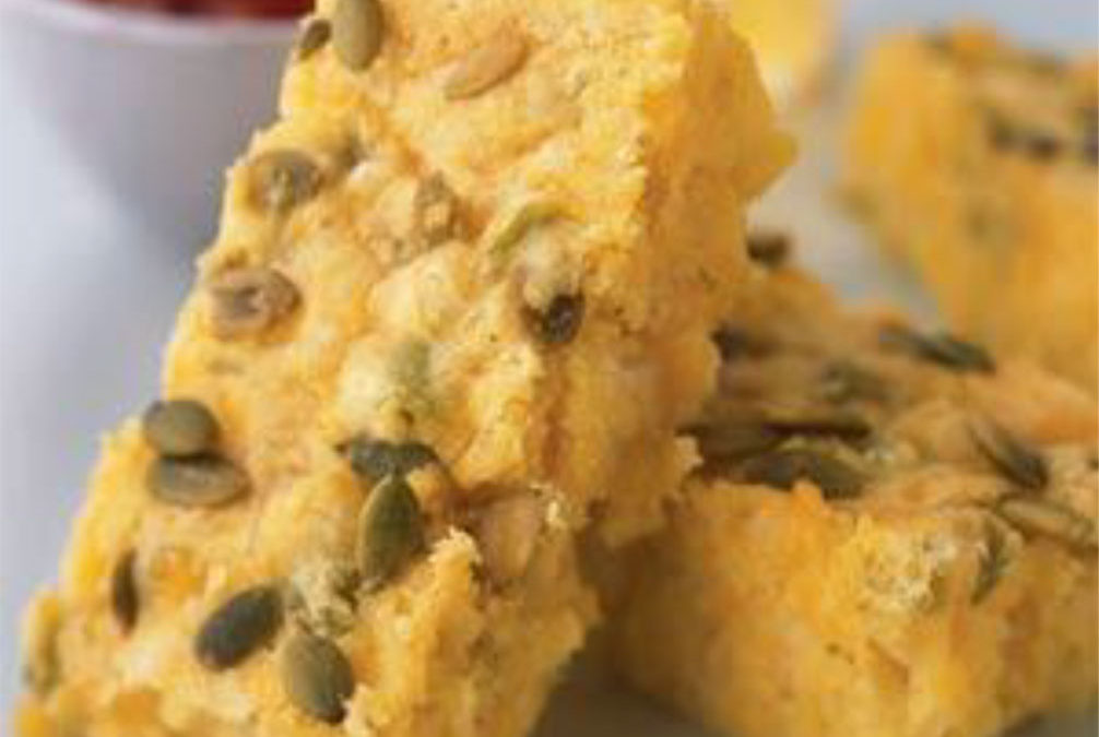 Cheddar Corn Bread with Pepitas