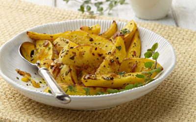 Greek Roast Potatoes with Lemon and Garlic